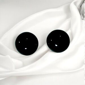 Coral negro aretes. Black coral earrings